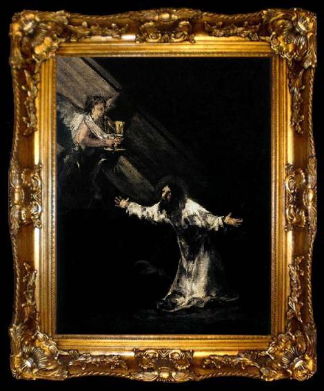 framed  Francisco de goya y Lucientes Christ on the Mount of Olives, ta009-2